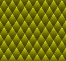 Green gradient rhombus with beads seamless pattern vector. Abstract upholstery leather texture background. vector