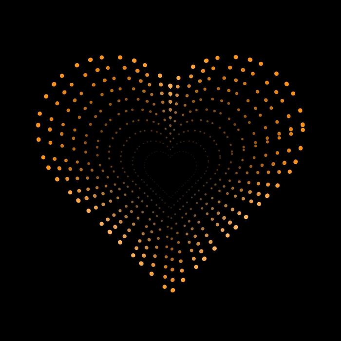 Dotted Heart Vector Art, Icons, and Graphics for Free Download