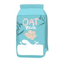 oat milk , icon cartoon vector. Vegetable milk. Vegetarian drink vector