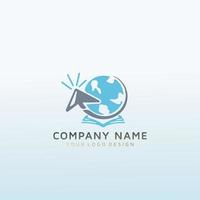 Logo design for online courses vector