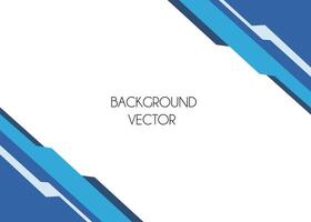 Vector blue abstract background with white space. geometric shapes. fancy and modern concept