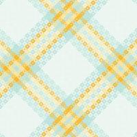 Seamless tartan plaid pattern with texture and pastel color. vector