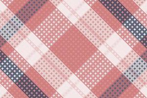 Tartan Plaid With Vintage Color Pattern. vector