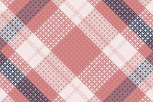 Tartan Plaid With Vintage Color Pattern. vector