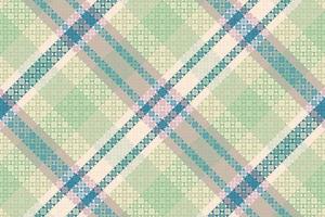 Tartan Plaid With Vintage Color Pattern. vector