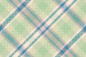 Tartan Plaid With Vintage Color Pattern. vector