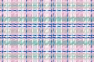 Tartan Plaid With Summer Color Pattern. vector