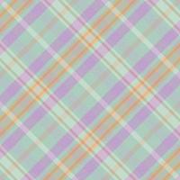 Tartan Plaid With Vintage Color Pattern. vector