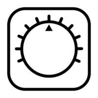Timer switch icon vector