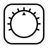 Timer switch icon vector