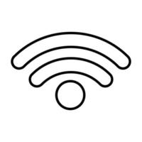 Wifi line icon vector