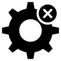 System error icon vector