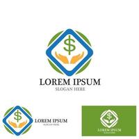 Money Investment Logo Vector Template