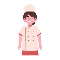 Woman chef character vector