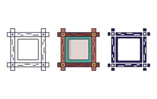 Frame vector icon