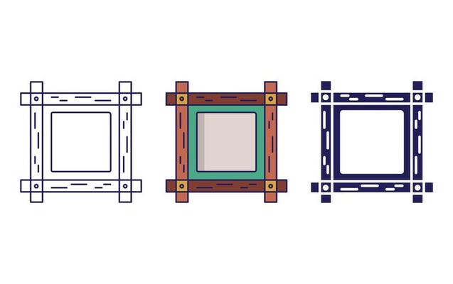 Frame vector icon