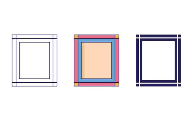 Frame vector icon