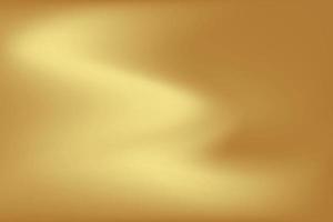 Gold abstract blurred gradient background. Vector illustration.