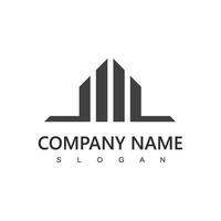 Real Estate Logo, Home Design Illustration vector