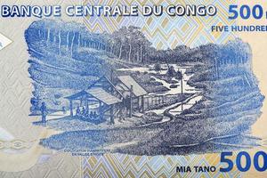 Diamond exploitation, Etroite Valley from Congolese franc photo