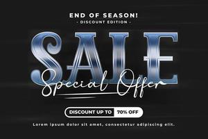 Sale Big Promo Text Effect vector