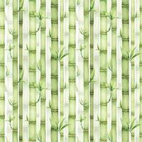 webbambú tallos y hojas. bambú bosque. un pared de bambú arboles acuarela sin costura modelo. asiático cultura. para textiles, embalaje, fondo de pantalla, postales