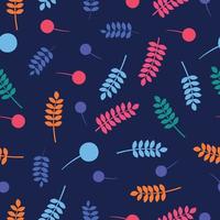 Wallpaper with leaves. Amazing background with colorful leaves for textiles. The pattern is made in bright, modern colors. vector