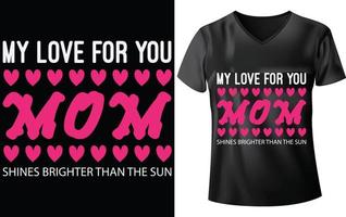 MOTHER'S DAY T-SHIRT DESIGN vector