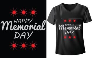 MEMORIAL DAY T-SHIRT DESIGN vector