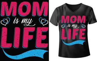 MOTHER'S DAY T-SHIRT DESIGN vector