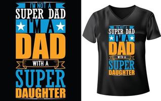 FATHER'S DAY T-SHIRT DESIGN vector