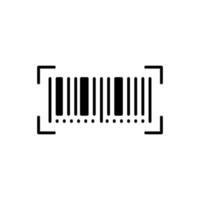 Barcode icon to display the product code by scanning it and seeing the price vector