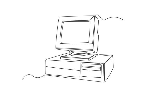 Computer Line Drawing Vector Art, Icons, and Graphics for Free Download
