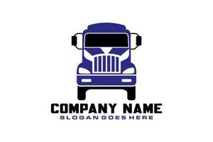 Trucking company logo or Automotive truck company logo design vector