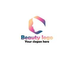 Female logo templates collection vector