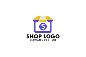 e-commerce logo templates vector
