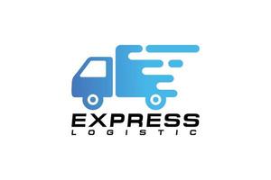 Delivery Truck service icon vector. Transportation sign vector