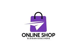Gradient e-commerce logo collection vector