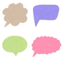 Speech Bubble Hand Drawn png