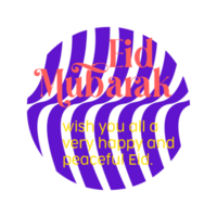 eid mubarak ontwerp concept Aan een transparant achtergrond png