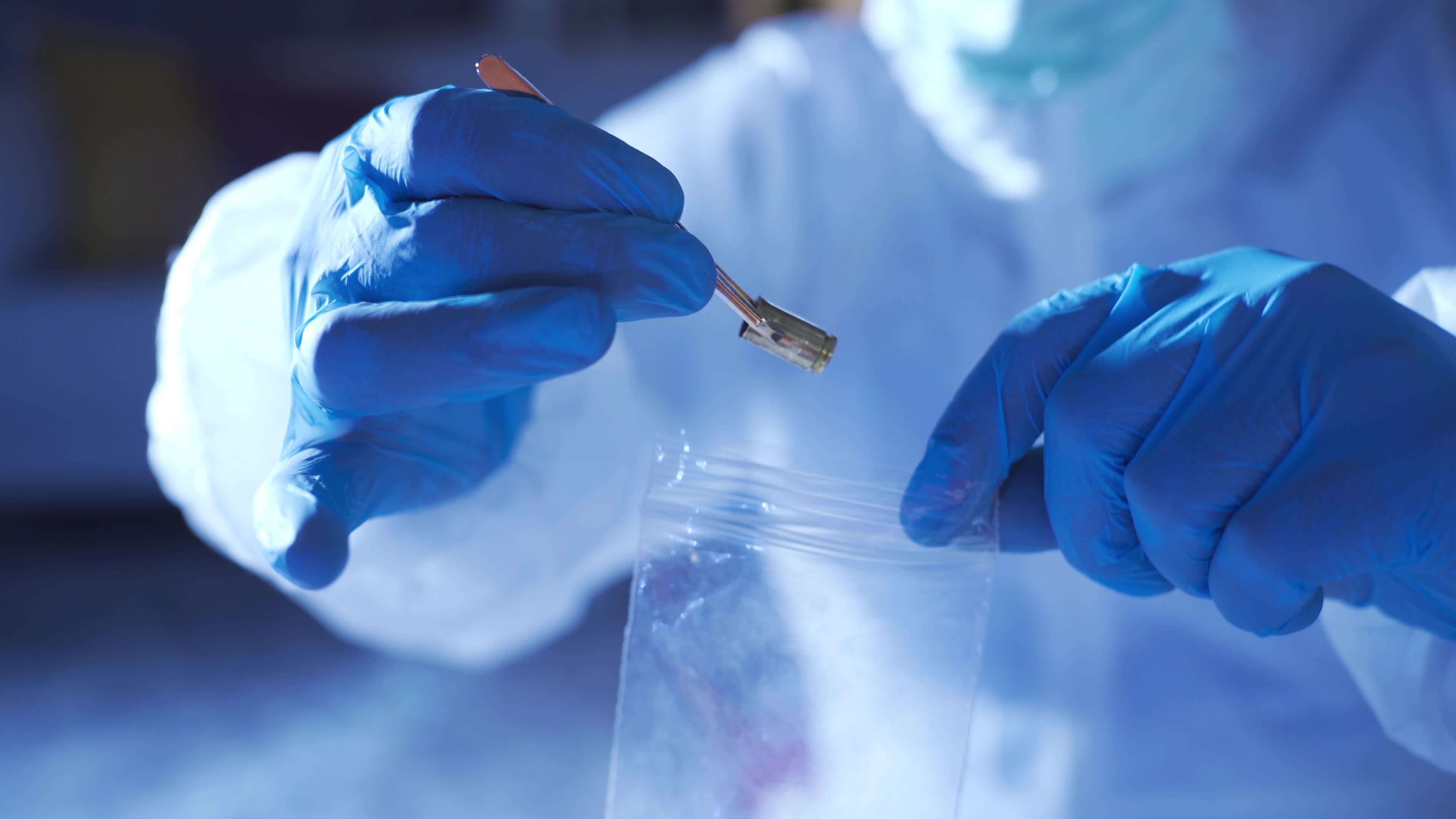 Gathering forensic evidence at the crime scene. Forensic expert who Gathering forensic evidence at the crime scene. Forensic expert who