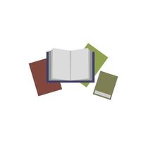 libro ilustración, libro icono con un elegante concepto, adecuado para sencillo diseños vector