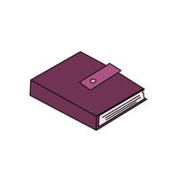 libro ilustración, libro icono con un elegante concepto, adecuado para sencillo diseños vector