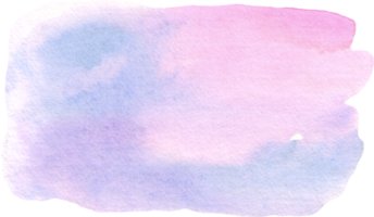 Aquarell Rosa und lila Hintergrund. Handmalerei png