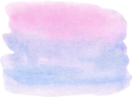 Aquarell Rosa und lila Hintergrund. Handmalerei png