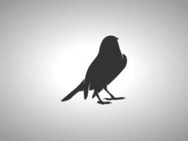 sparrow vector silhouette