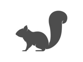 squirrel vector silhouette