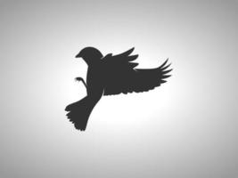 sparrow vector silhouette