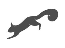 squirrel vector silhouette