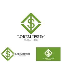 Money Investment Logo Vector Template